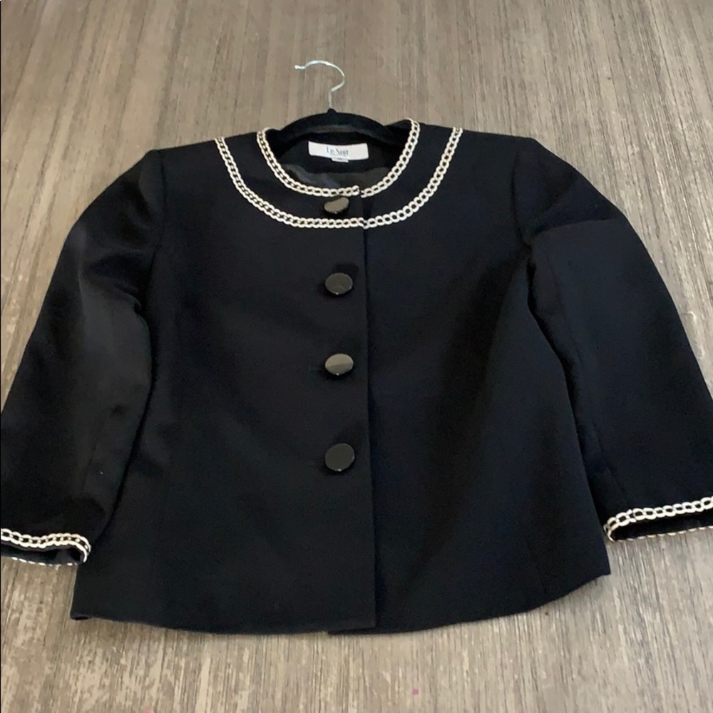 Black suit top